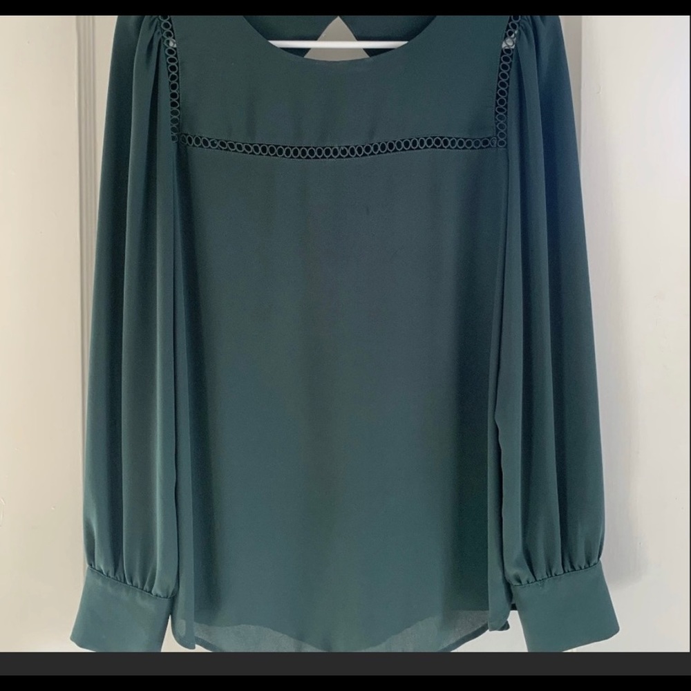 LOFT size 22 army green blouse